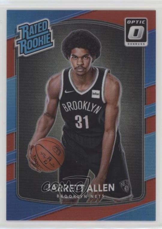 2017-18 Panini Donruss Optic Rated Rookie Red Prizm 41/99 Jarrett Allen #179 2d9