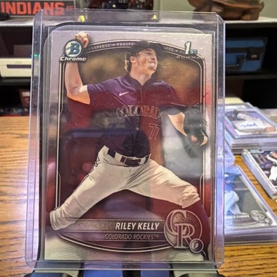 Riley Kelly 2025 Bowman Draft Chrome 1st Prospect #BDC-79 Refractor