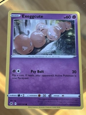 Exeggcute - 057/159 - Common - Lightly Played Pokemon Card