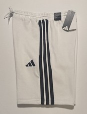 Adidas Fleece Shorts Mens Small White