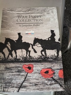 War Poppy Collection By Jacqueline Hurley 24 karat Gold plated Coins Set
