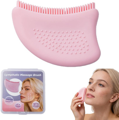 2026 New Silicone Face Makeup Brushes,Lymphatic Contour Brush,Gentle Lymphati...