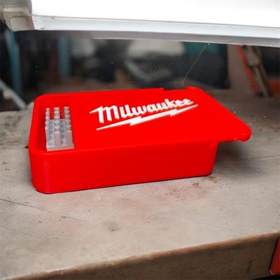 Milwaukee Box Slide Lock Lid XL 3D Print Ammo Screw & Parts Storage The Packout 