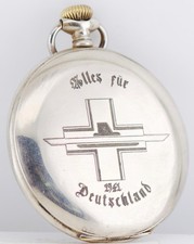 1941 CYMA German Navy Submarine U-Boat Officer Award Pocket Watch 50mm