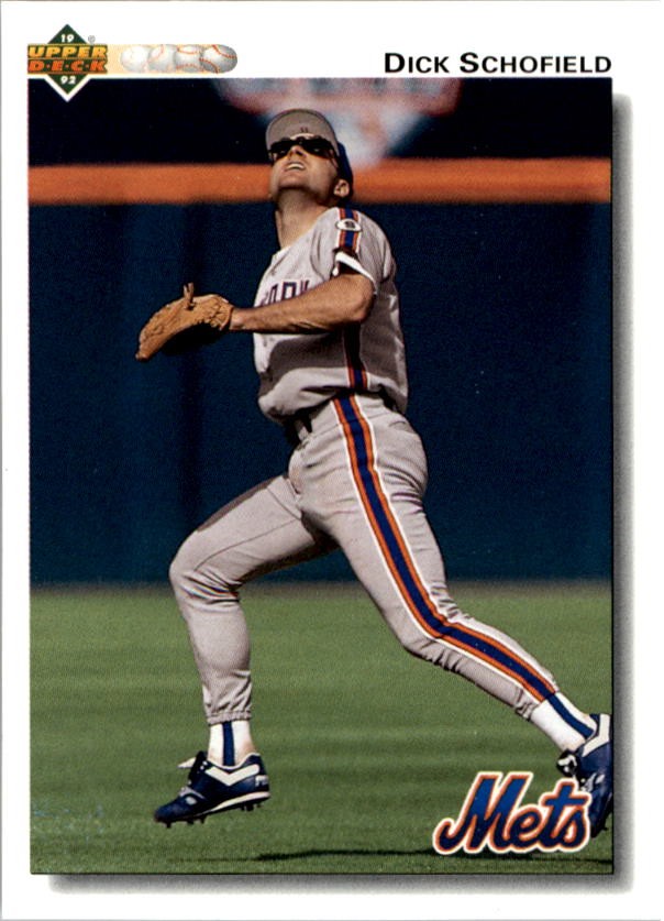 1992 Upper Deck Gold Hologram #791 Dick Schofield - BB