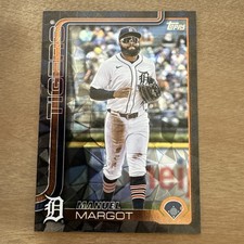 2025 Topps Update Manuel Margot Black Diamante Parallel 8/10