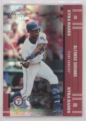 2005 Playoff Prestige Xtra Bases Red 38/150 Alfonso Soriano #112 0o3b