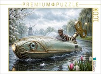 Calvendo Puzzle The Wind Key Boat | 1000 Pieces, Finished Size 25.2 × 18.9 In (6
