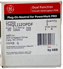 NUEVO GE THQL1120PDF 20A AFCI/GFCI Interruptor Neutro Enchufable Doble Función