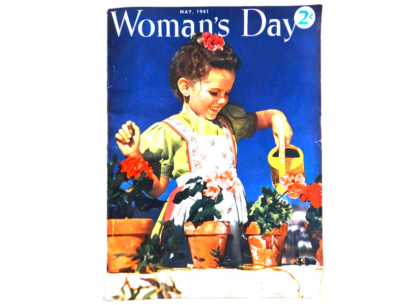 Woman’s Day – May 1941 – Watering My Plants 