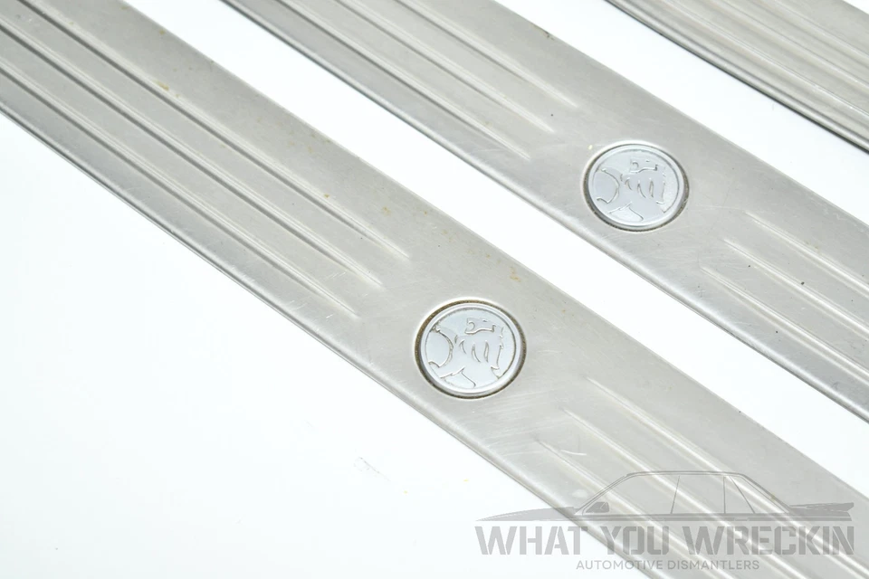 GENUINE GM FACTORY DOOR SILL SCUFF PLATES - FULL SET - VT VX VU VY VZ HBD CALAIS - image 4 of 4