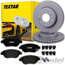 TEXTAR BREMSSCHEIBEN 284mm + BELÄGE VORNE passend für OPEL CORSA D