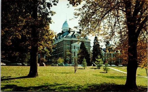"Broughton" North Carolina State Hospital Morganton Chrome Postcard