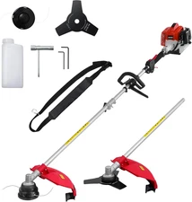 26Cc Gas Weed Eater, Weed Trimmer Gas Powered, Weed Wacker 2 in 1, 2 Cycle Air-C