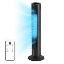 Electric Tower Fan 40'' Oscillating Portable Air Cooler 3 Speed 12H Timer Remote
