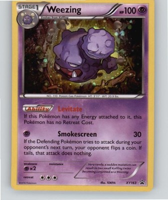 Weezing XY163 Holo - XY Black Star Promos - Pokémon TCG