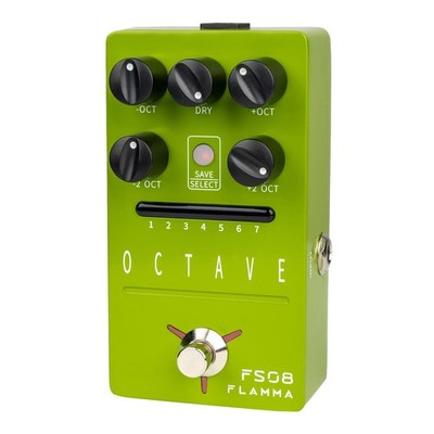 FLAMMA FS08 Octave Pedal Electric Guitar Polyphonic Octave Effects Pedal Dry ...