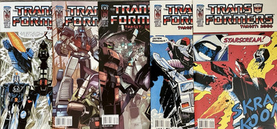 Transformers Target #1,2,3,4,5 (2007) Complete Set/Series IDW