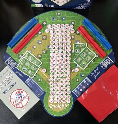 Scrabble Board Game New York Yankees Edition Used Complete 2009