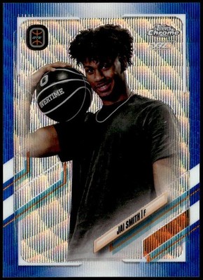 2021-22 Topps Chrome Overtime Elite #96 Jai Smith Blue Wave Refractor #/99 E1