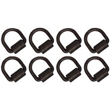 (8) 1/2" Soldado en Anillo D Remolque Plataforma Camión Remolque Atar Cadena Correa de Carga