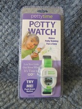 Potty Time Potty Watch Toilet Training Kids Bathroom Reminder Timer - Green