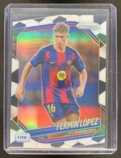Fermin Lopez 2025-26 Panini Prizm FIFA Soccer Ball Prizm Barcelona