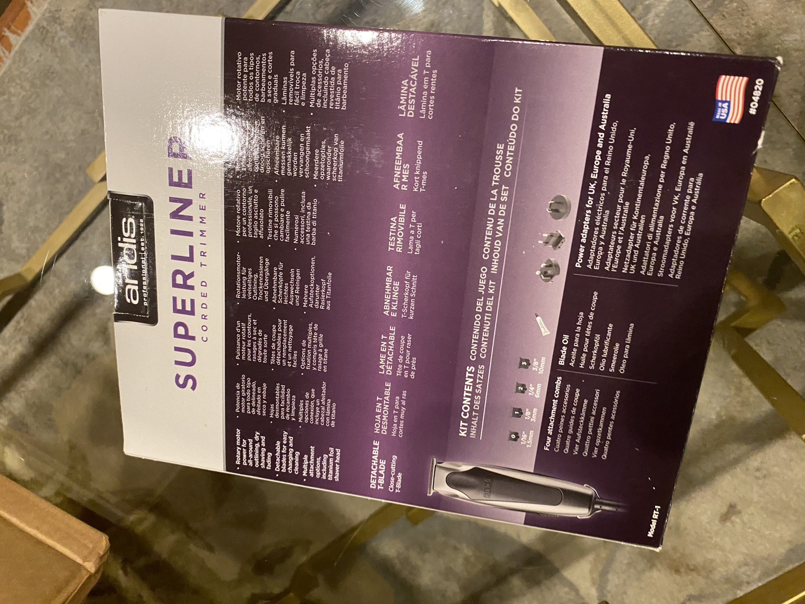 Andis SuperLiner Professional Corded Versatile Barber Trimmer - 04820