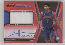 2020 Certified Freshman Fabric Signatures Red 79/99 Killian Hayes #HAY Auto j6a