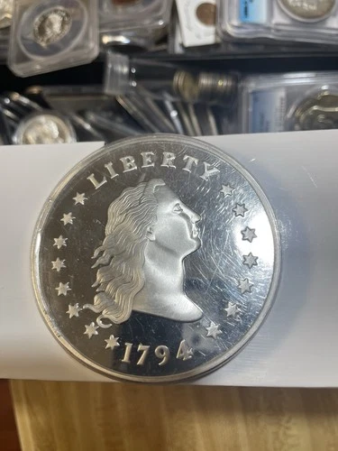 1794 Flowing Hair One Troy Pound Proof  Silver   (Code No.00311