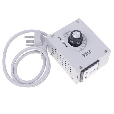AC 220V 18A 4000W Thyristor Power Regulator Motor Speed Regulator Fan Speed