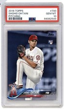 2018 Topps Baseball SHOHEI OHTANI RC PSA 10 Pitching, Angels, Dodgers 