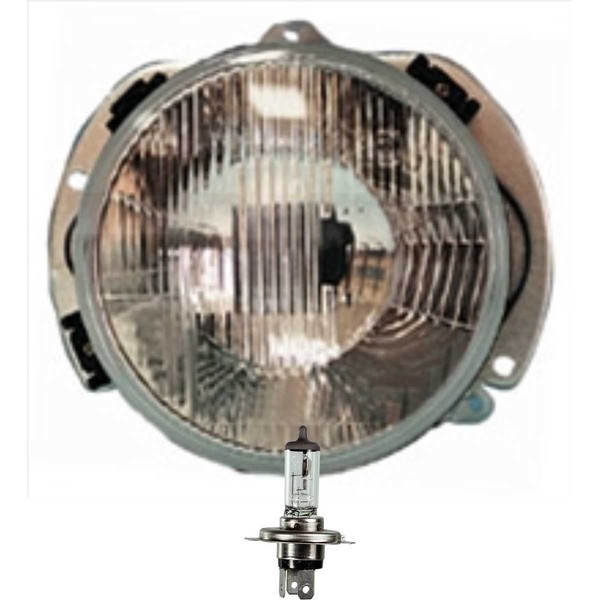 Scheinwerfer Rechts Links H4 FüR Vw Polo Coupe 86C 80 86 Inkl. Osram Lampen-image