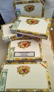 5 Empty Havana Cigar Romeo Y Julieta Wooden Display Boxes For A Vintage Look
