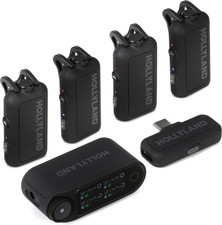 Hollyland Lark Max 2 Combo 4-person Digital Wireless Microphone System - 2.4GHz