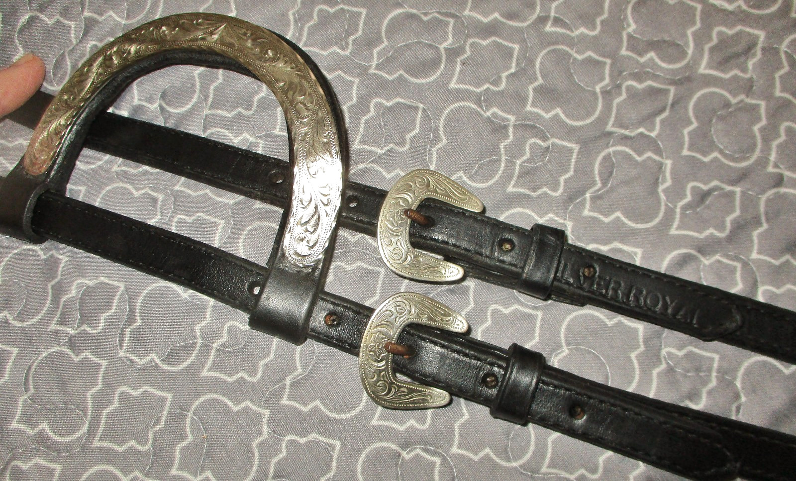 Silver Royal Classic Silver one Ear Show Headstall-Performance-Barrels-Training