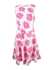 Tommy Hilfiger Women's Floral-Print A-Line Dress
