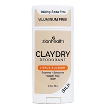 Adama Clay Dry Deodorant Stick, Citrus Blossom, 2.8 Oz 