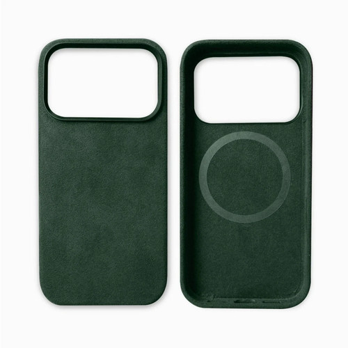 Echt ALCANTARA Leder Case Schutzhülle Cover für iPhone 15 16 17 Pro Max MagSafe - Bild 19 von 23