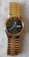 Vintage PULSAR Men's Watch 35 mm WR Date Indicator Excellent Conditions