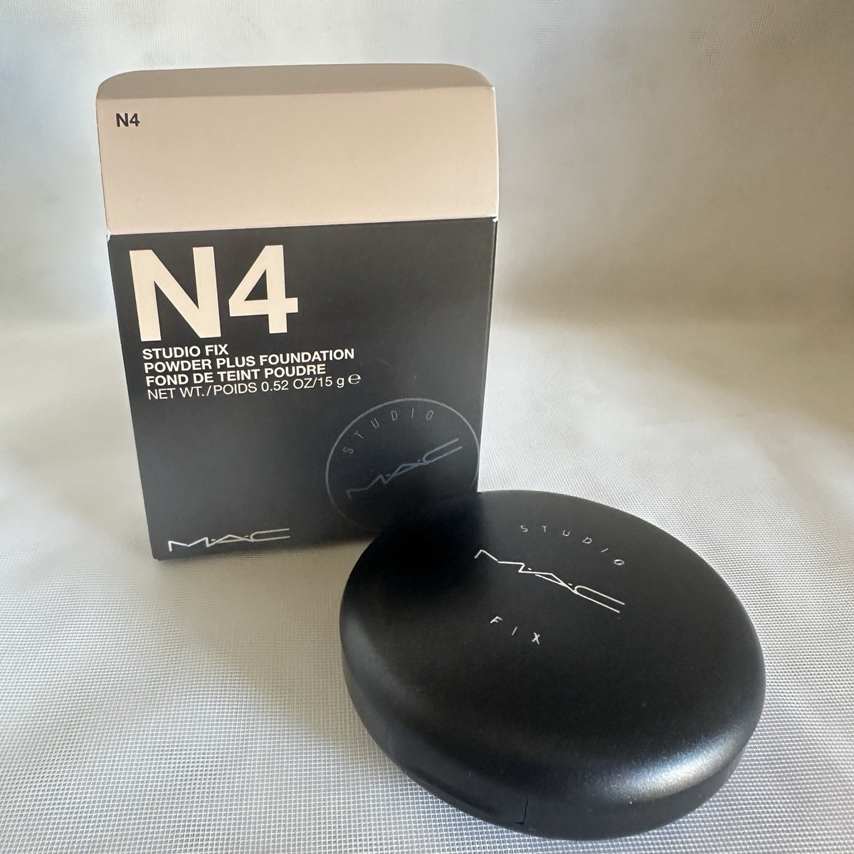 MAC Studio Fix Powder Plus Foundation Shade -N4-0.52oz/ 15g NIB
