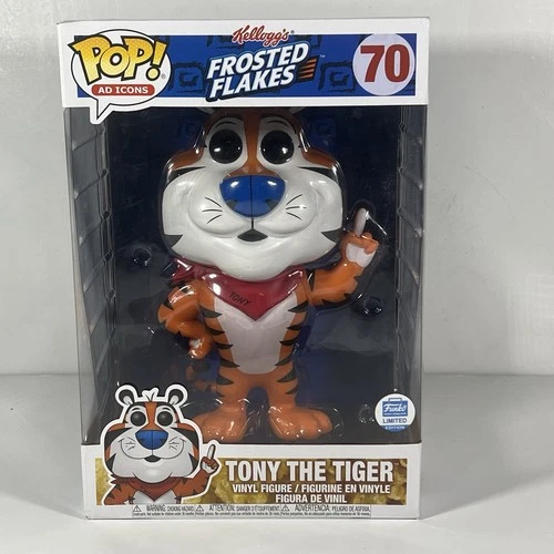 TONY THE TIGER FUNKO POP! AD ICONS KELLOGG'S #70 10 INCH VINYL FIGURE NEW IN BOX
