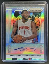 2013-14 Panini Prizm Andre Drummond Auto Prizm #/25 Pistons