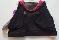 Athletic Works Girls' 2 Pack Racerback Sport Bras 1-Pink 1-Black Size 38