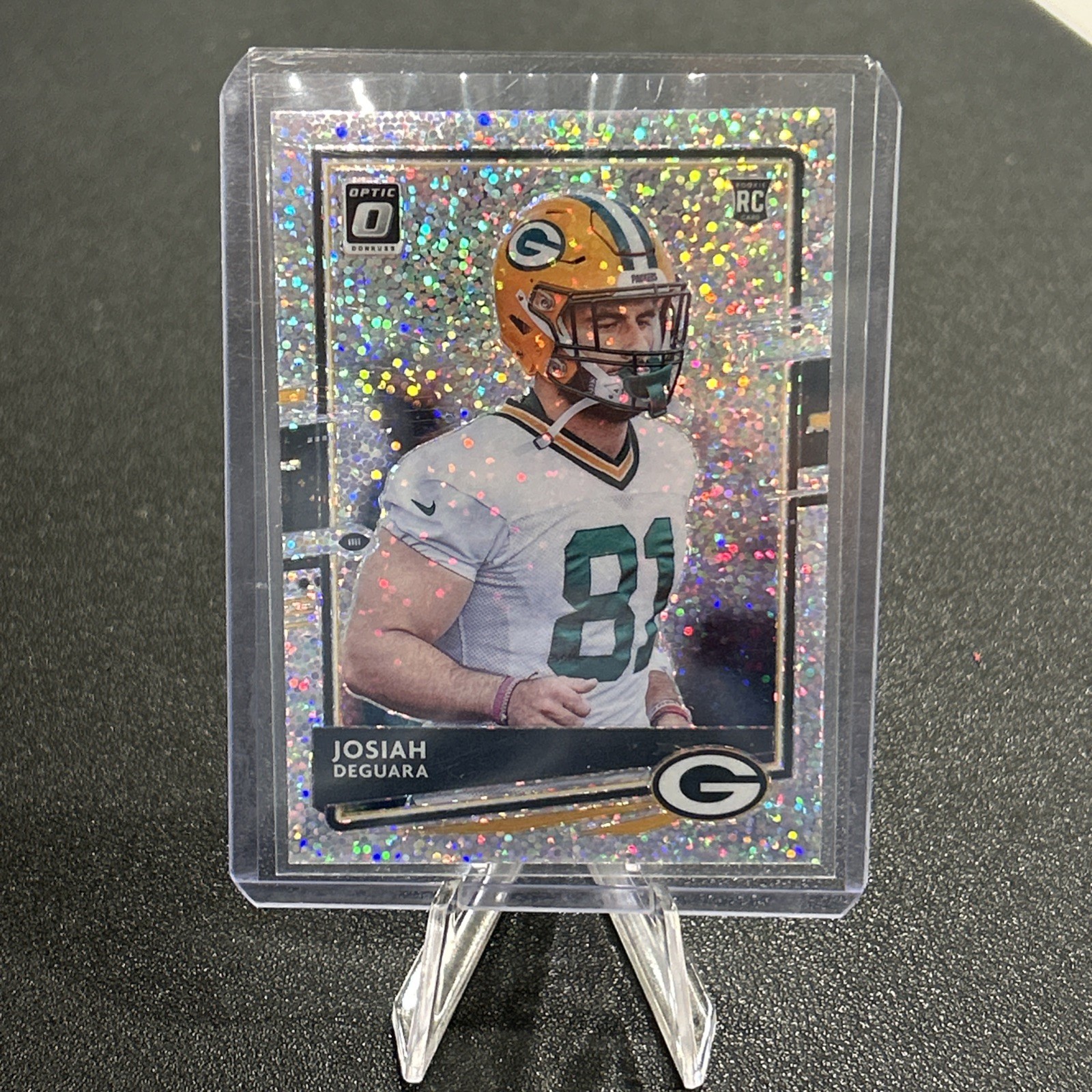 Josiah Deguara Panini Donruss Optic #142 White Sparkle