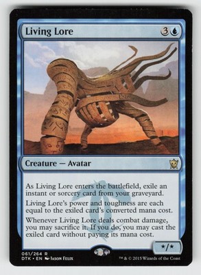 MP-01 Played Living Lore 61 Dragons of Tarkir R