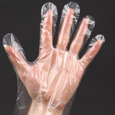 400 Count Disposable Poly Plastic Gloves for Cooking, Food Prep and Food Service
