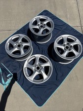 Genuine Porsche OEM BBS 18” Hollow Spoke “Turbo Twist” Wheels (Like new!)