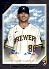 2022 Topps Gallery #RA-JC Jake Cousins Rookies Autographs