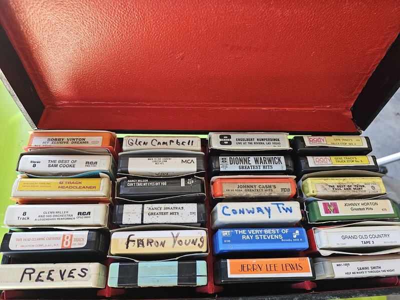 Lot of 24  Vintage 8 Track Tapes